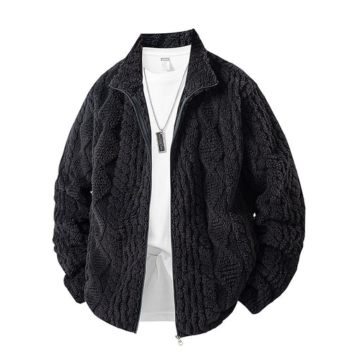 Herren Kuschelige Fleecejacke Echo Archiv