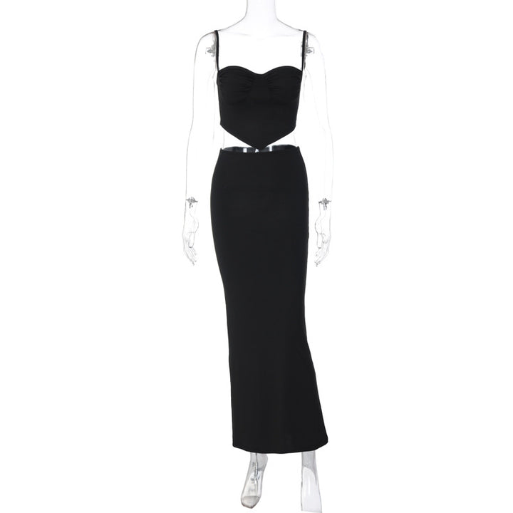 Damen Etuikleid mit raffinierten Cut-Outs und trägerlosem Oberteil Echo Archiv
