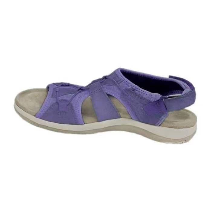 Damen  bequeme Outdoor-Sandalen mit Schnellzugsystem gepolstertem Fußbett und geschlossener Fersenpartie Echo Archiv
