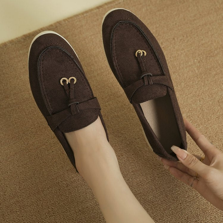 Damen nan bequeme Slip-On Loafer mit dekorativem Quastenbesatz und ergonomischer Gummisohle Echo Archiv