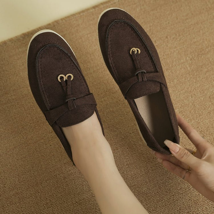 Damen nan bequeme Slip-On Loafer mit dekorativem Quastenbesatz und ergonomischer Gummisohle Echo Archiv
