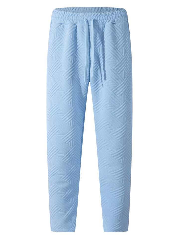 Herren bequeme Freizeithose mit modernem Strukturdesign Echoarchiv