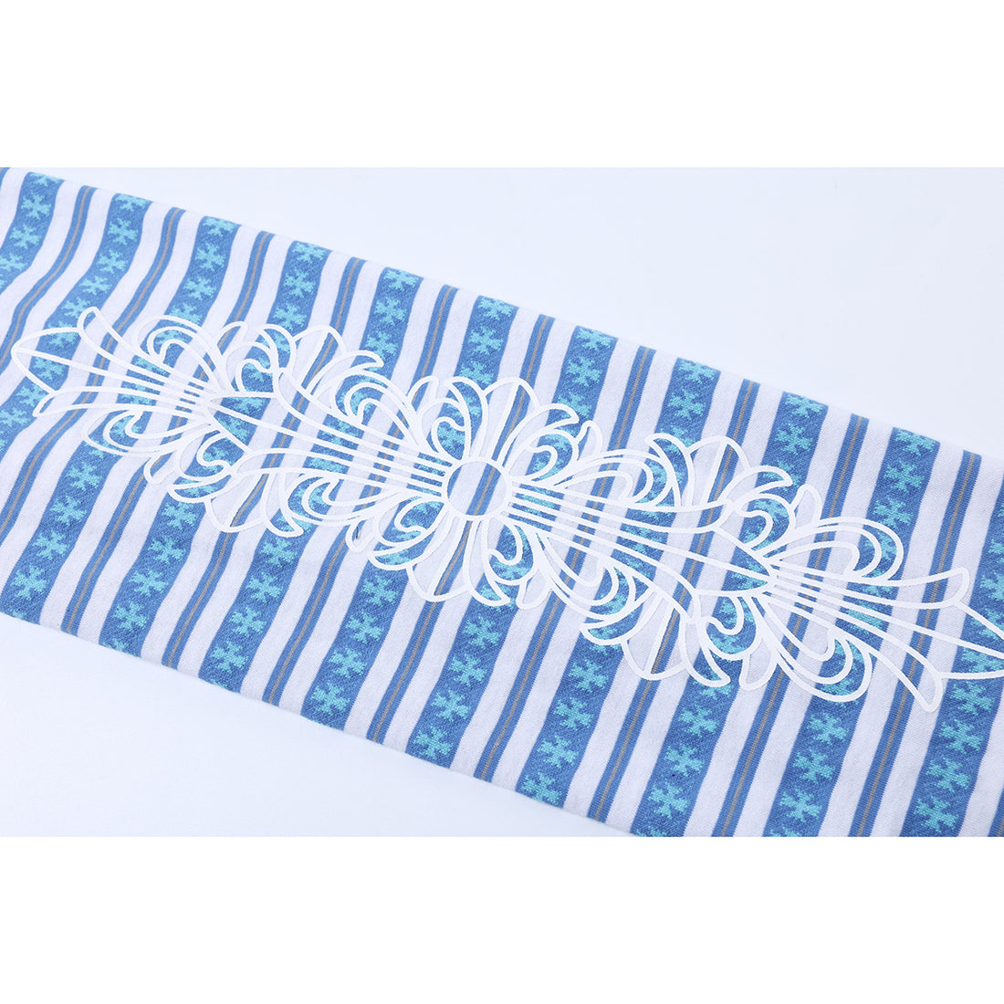 Unisex Langarm-Poloshirt mit Jacquard-Streifenmuster, Rippkragen und Logostick Echoarchiv