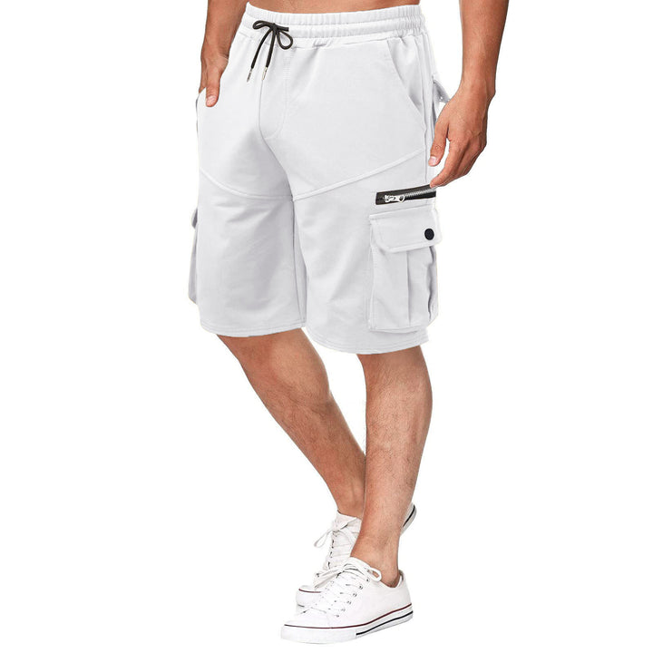Herren funktionale Sport-Shorts mit vielseitigen Taschen und elastischem Bund Echoarchiv