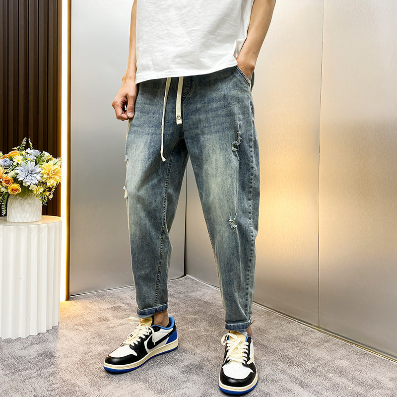Herren Bequeme Destroyed Jeans Echoarchiv