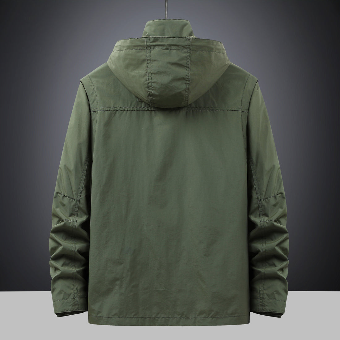 Herren modularer Utility-Parka mit Kapuze und Multifach-Cargotaschen – Taviero