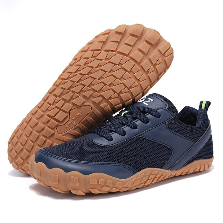 Herren leichte atmungsaktive Trail-Sneaker mit robuster Gummiprofilsohle Echoarchiv