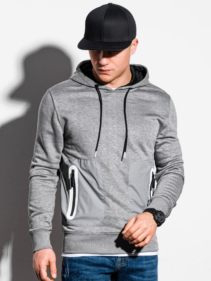 Herren Kapuzenpullover mit funktionalen Taschen und stylischem Design Echoarchiv