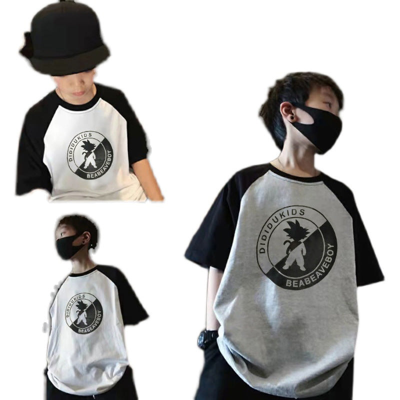 Jungen lässiges T-Shirt mit kreativem Druck Echo Archiv