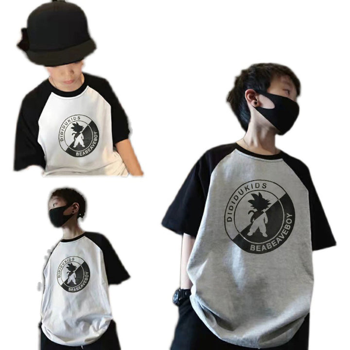 Jungen lässiges T-Shirt mit kreativem Druck Echo Archiv