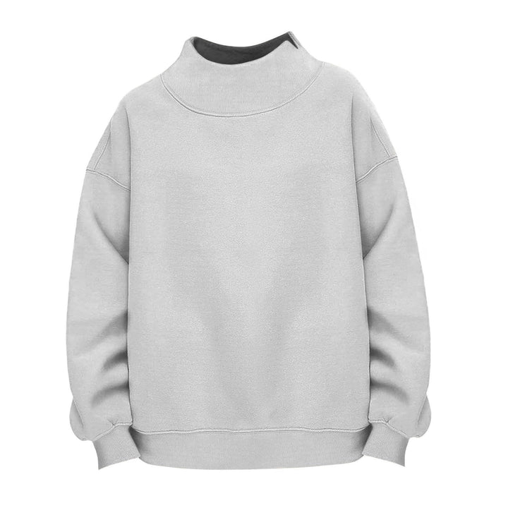 Damen Lässiges Funnel-Neck Sweatshirt im Oversize‑Schnitt mit überschnittener Schulter Echo Archiv