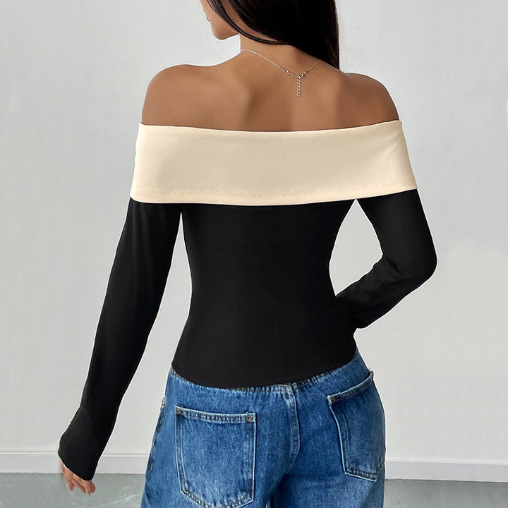 Damen Off-Shoulder Oberteil mit Schleifen-Detail Echo Archiv