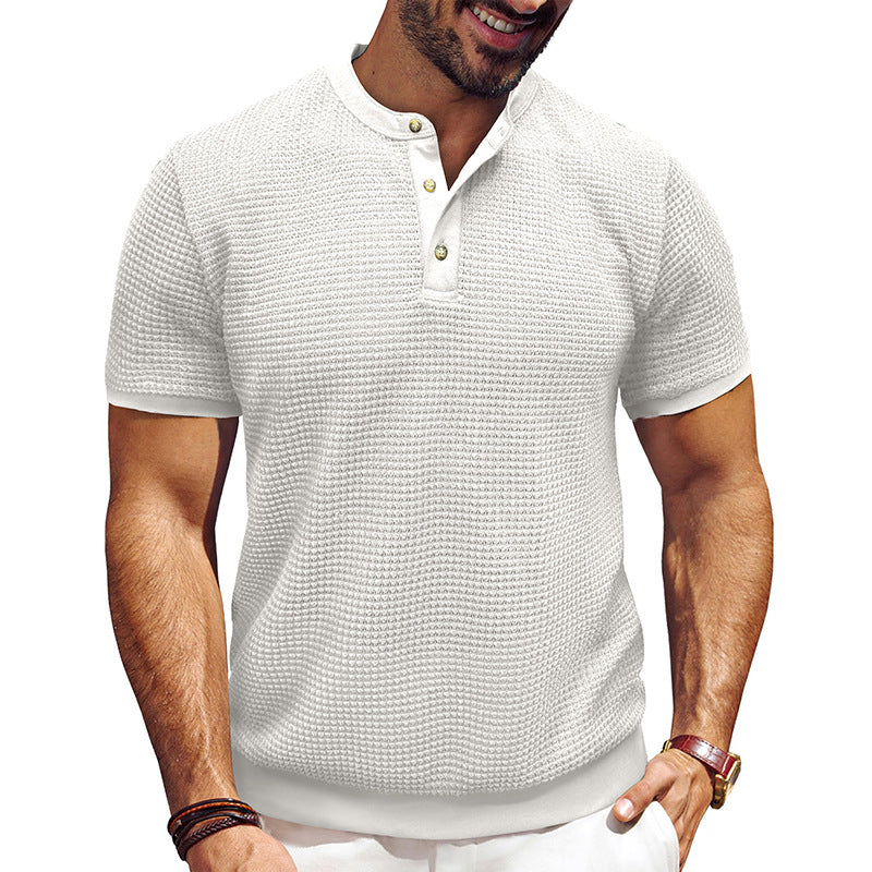 Herren Kurzarm-Shirt mit Knopfleiste Echoarchiv