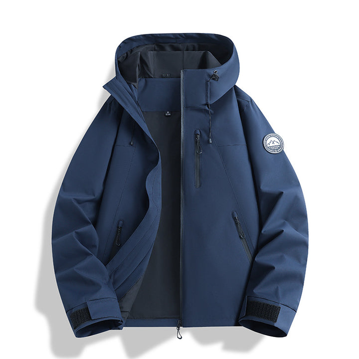Herren dreiteilige Softshell-Outdoorjacke mit abnehmbarem Fleecefutter und Kapuze Echoarchiv
