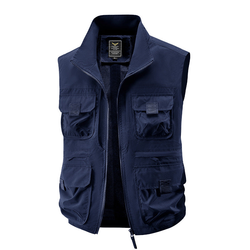 Herren taktische Multifunktionsweste mit zahlreichen Mehrzwecktaschen, leichtem Ripstop & Mesh‑Futter Echo Archiv