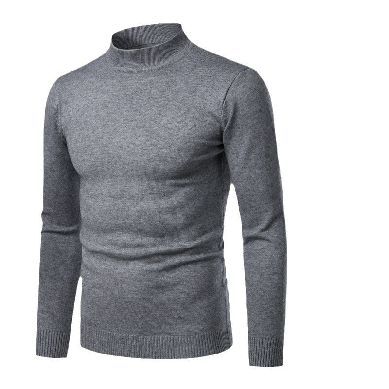 Herren warme Rollkragenpullover aus feinem Strickmaterial Echoarchiv