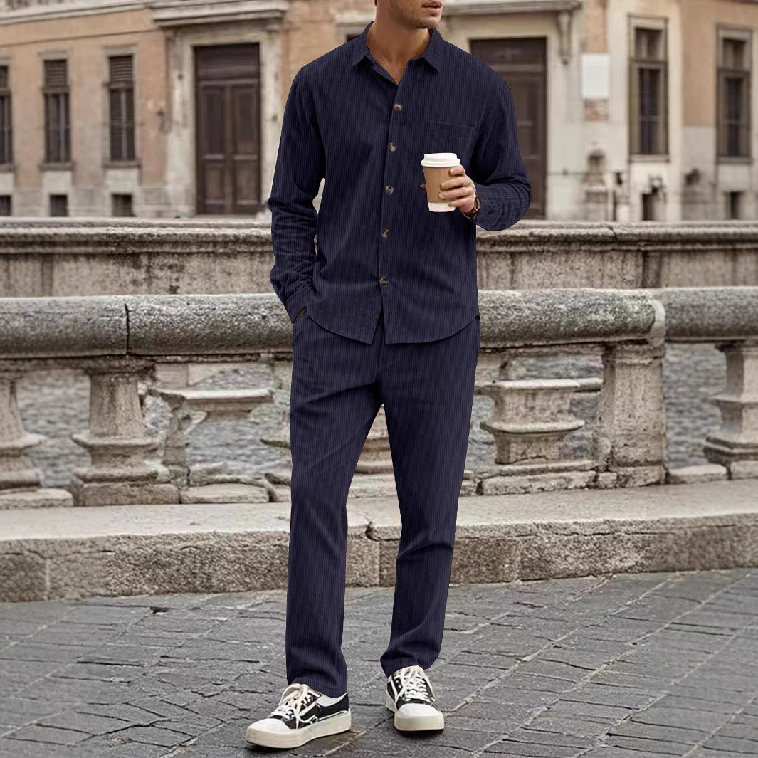 Herren modisches Städte-Outfit mit feiner Struktur Echoarchiv