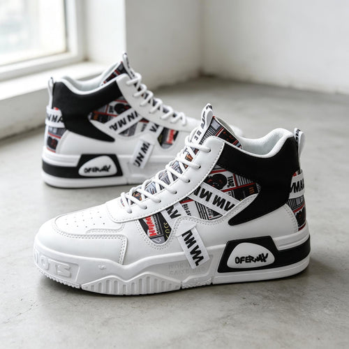Herren Sportliche Hochtop Sneakers Echoarchiv