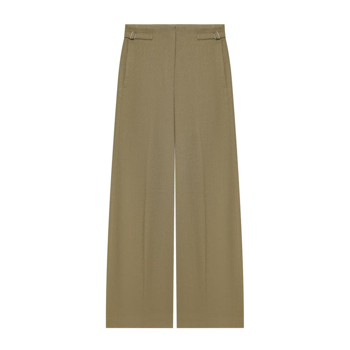 Damen Weite High Waist Culotte‑Hose mit klarer Frontnaht und seitlichen Taillenriegeln Echo Archiv