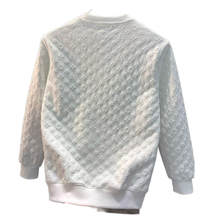Herren lässiger Sweatshirt mit strukturellem Design Echoarchiv