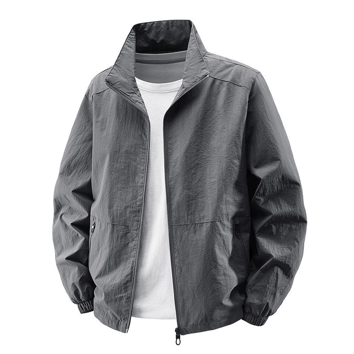 Herren Leichte Übergangsjacke mit hohem Kragen Echo Archiv