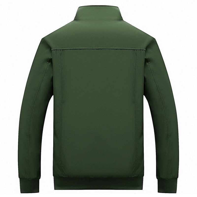 Herren Bomberjacke im Aviator-Microfiber-Look mit Ärmeltasche und gerippten Abschlüssen Echoarchiv