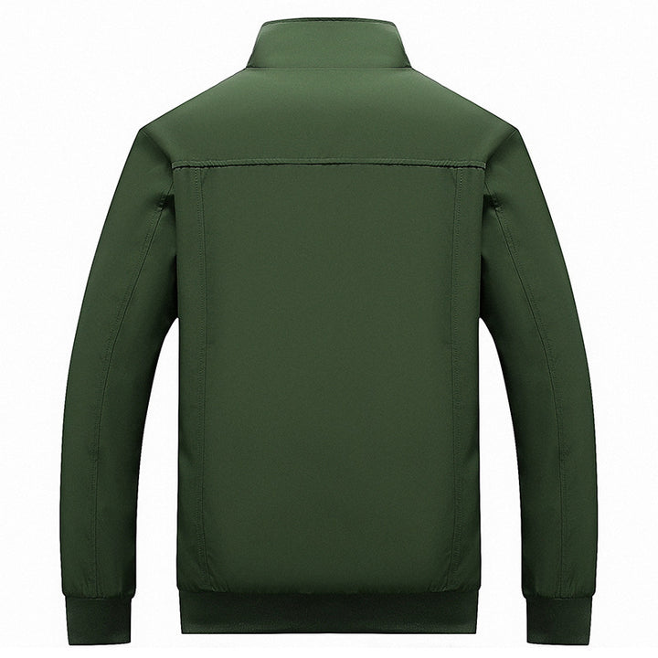 Herren Bomberjacke im Aviator-Microfiber-Look mit Ärmeltasche und gerippten Abschlüssen Echoarchiv