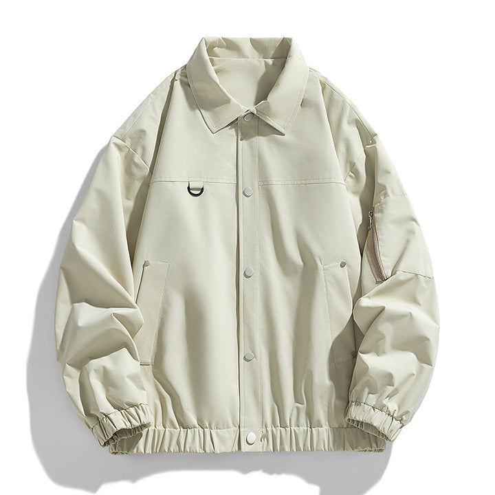 Herren lässige Übergangsjacke mit funktionalem Design Echoarchiv