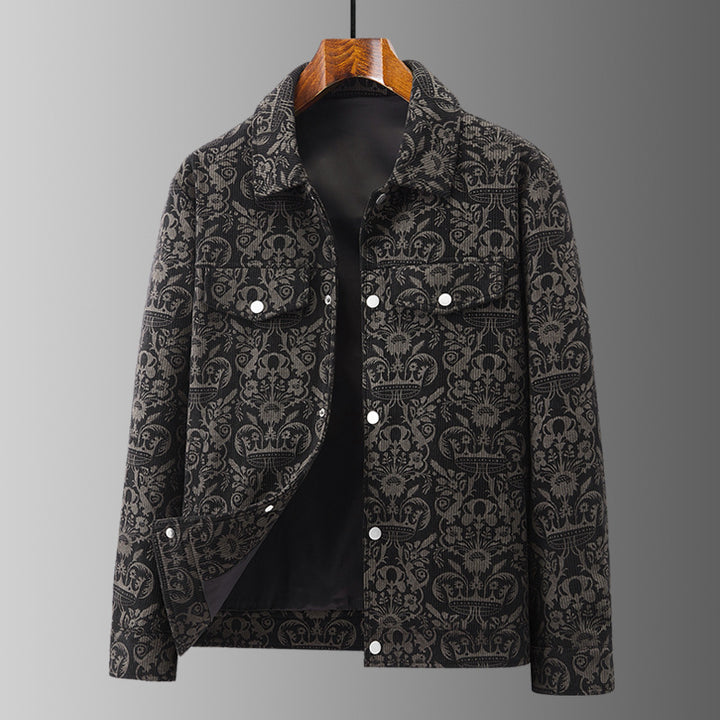 Damen Elegante Utility-Jacke mit floralem Muster Echo Archiv