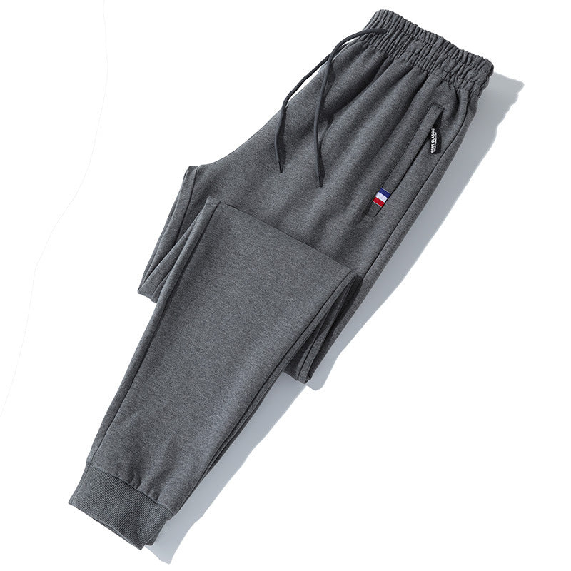 Herren Tapered-Jogginghose mit Tunnelzug, Reißverschlusstasche & Rippbündchen Echo Archiv