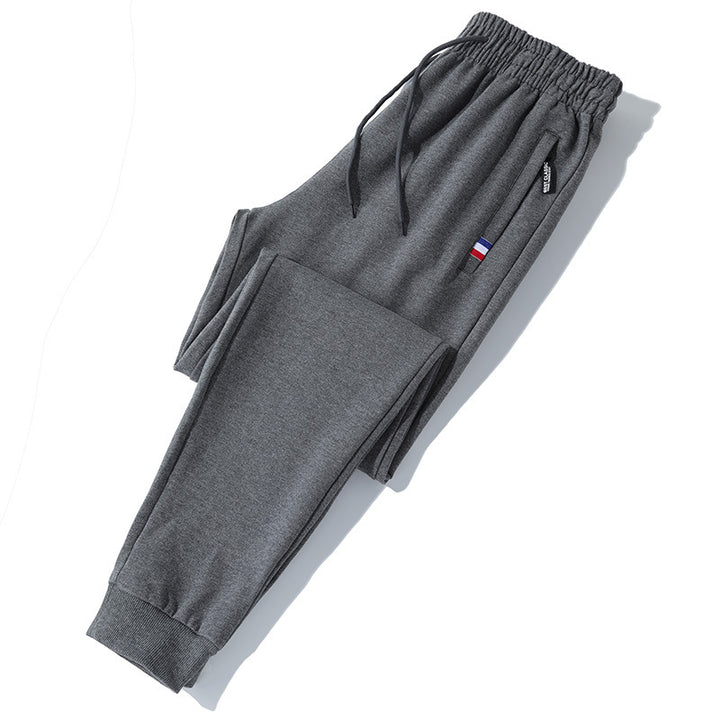 Herren Tapered-Jogginghose mit Tunnelzug, Reißverschlusstasche & Rippbündchen Echo Archiv