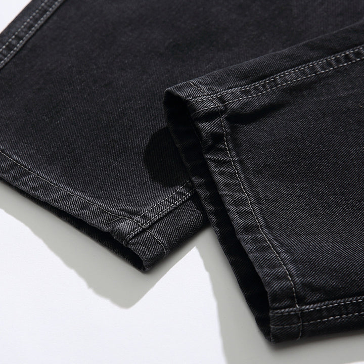 Unisex Weite Baggy-Jeans mit Tunnelzugbund, Faltenvordern und Utility-Taschen Echo Archiv