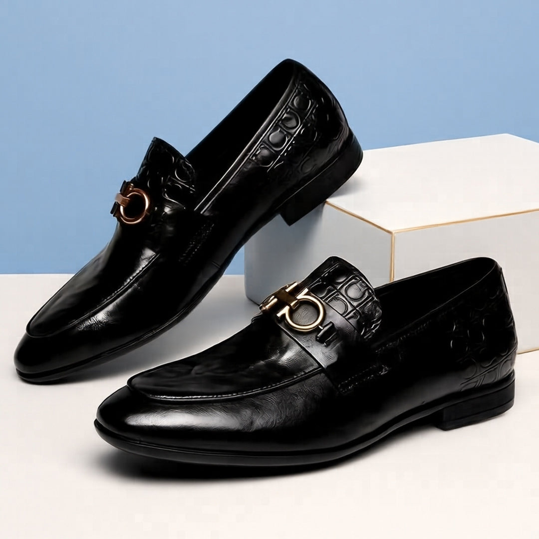 Herren Elegante Premium Leder Mokassins Echoarchiv