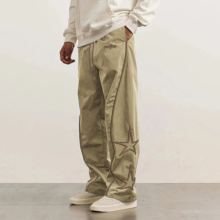 Herren lässige Sporthose mit auffälligem Sternen-Design Echoarchiv