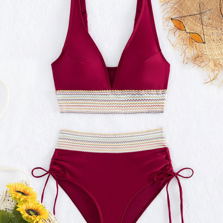 Damen Hochgeschnittener Sportbikini Echo Archiv