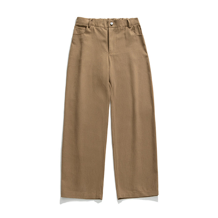 Damen Weite hochtaillierte Chino-Hose aus Baumwollmix mit geradem Bein Echo Archiv
