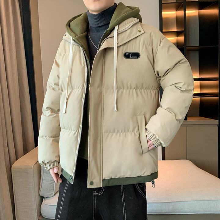 Herren Winterjacke mit Kapuze und dickem Futter Echoarchiv