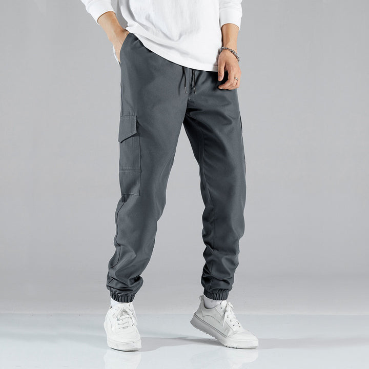 Herren Technische Cargo-Jogginghose im Utility‑Stil mit Klappentaschen & elastischen Knöchelbündchen Echo Archiv
