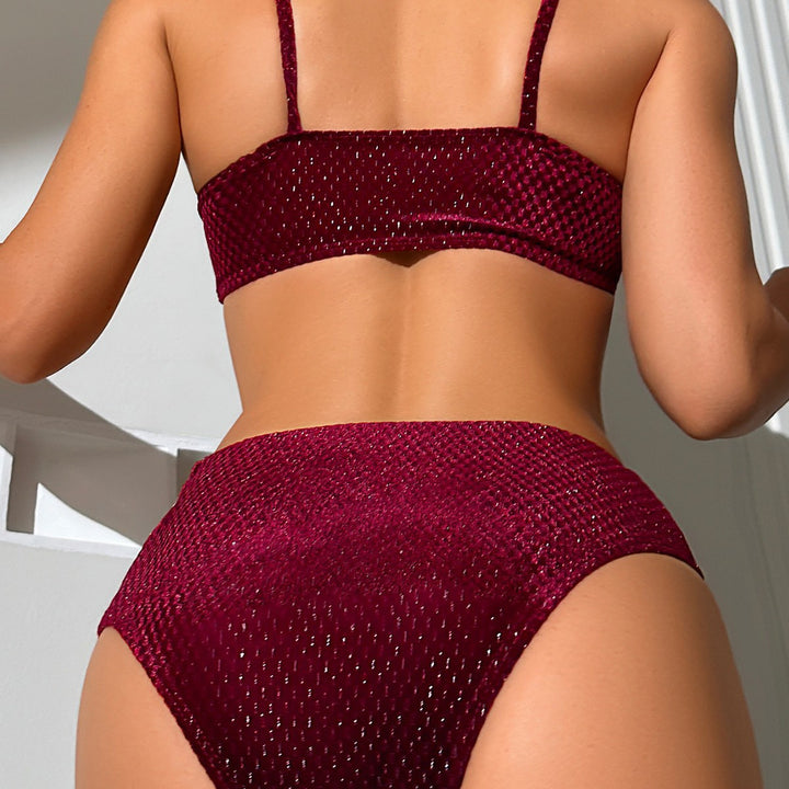 Damen Zwei-teiliger Bikini mit kreativem Cut-Out Details Echo Archiv