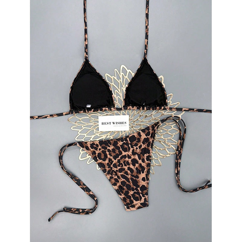 Damen Triangel-Bikini mit Animal-Print Echo Archiv