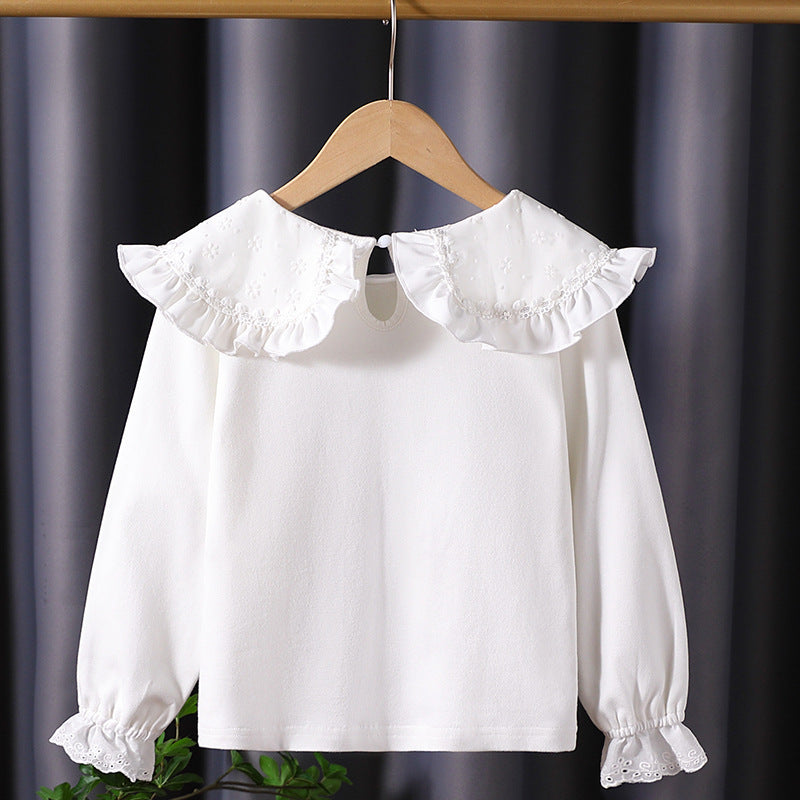 Damen Bluse mit großem Rüschenkragen Echo Archiv