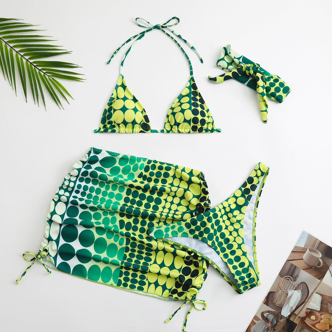Damen Triangel-Bikini mit Rock Echo Archiv