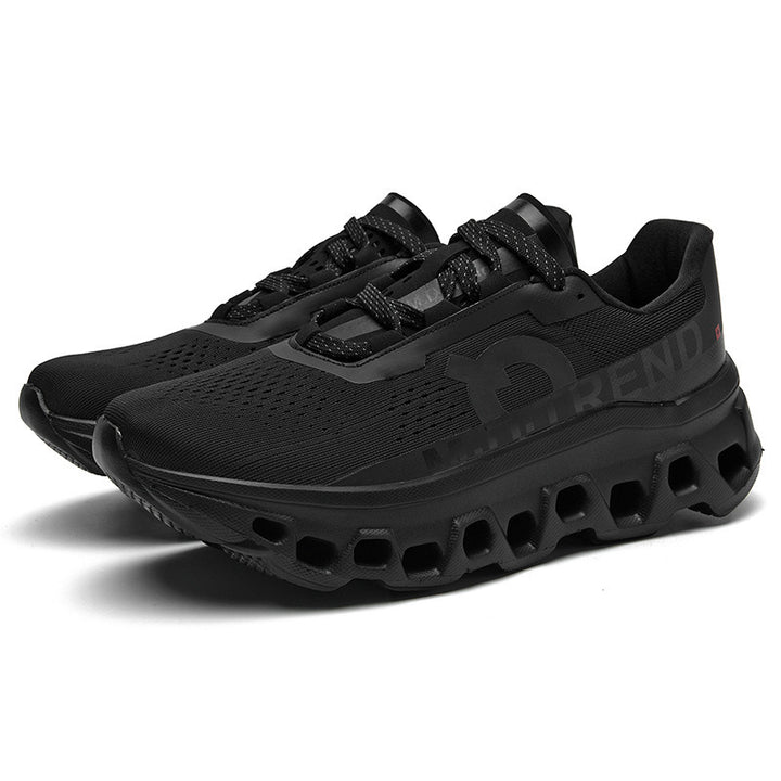 Unisex innovative Hohlkammer-Plateau-Sneaker mit ultraleichter Gittersohle und nahtlosem Mesh-Obermaterial – Norré