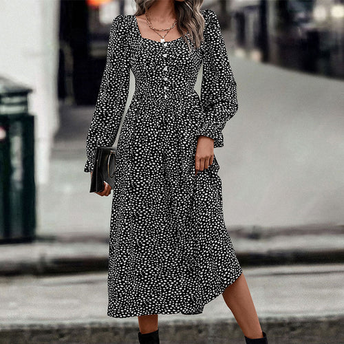 Damen Midi-Kleid mit Blumenmuster Echo Archiv