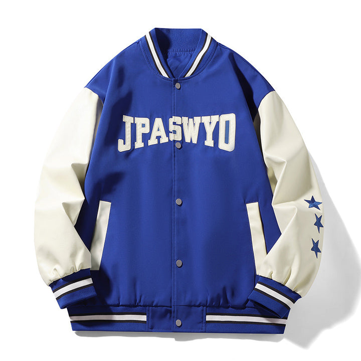Herren sportliche Bomberjacke mit stylischem Schriftzug Echoarchiv