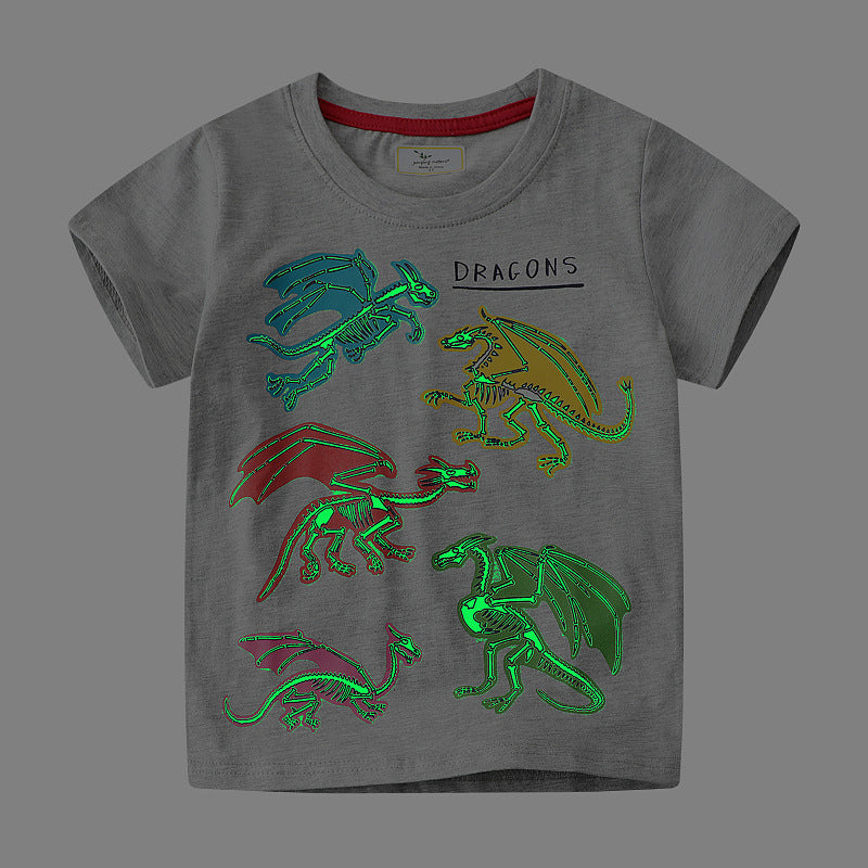 Jungen T-Shirt mit lebhaftem Drachenmotiv Echo Archiv