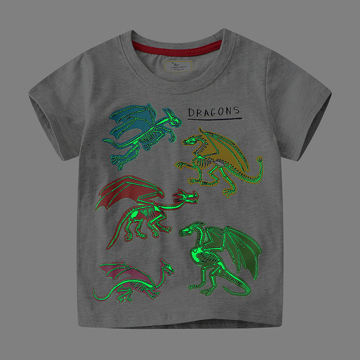 Jungen T-Shirt mit lebhaftem Drachenmotiv Echo Archiv