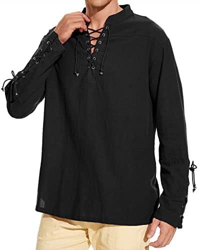Herren Langarmshirt mit modernem Schnürdesign und lässigem Schnitt Echoarchiv