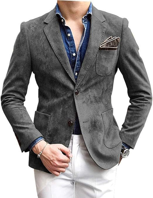 Herren Elegant strukturierter Blazer Echoarchiv