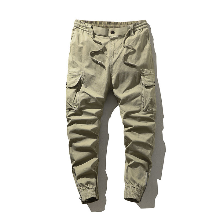 Herren Cargo-Hose mit praktischen Seitentaschen und elastischem Bund Echoarchiv